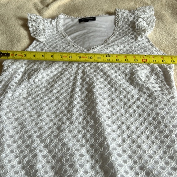 Sharagano White Lace Dress - Picture 4 of 6